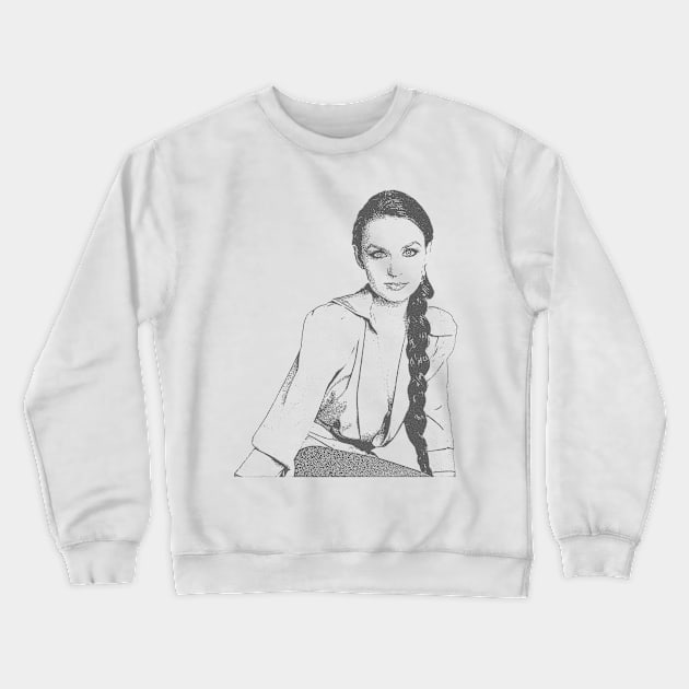 Crystal gayle - Talking in your sleep Crewneck Sweatshirt by DekkenCroud